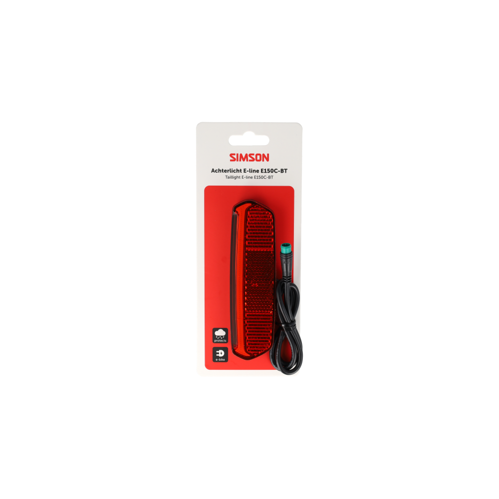 Simson S022059 Aurora achterlicht E-line E150C-BT
