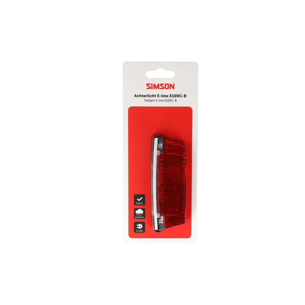 Simson S022062 Aurora achterlicht E-line E100C-B