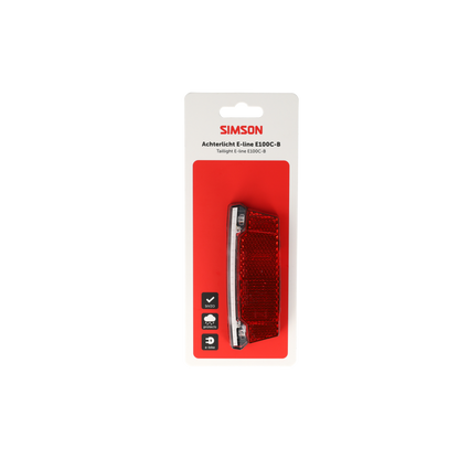 Simson S022062 Aurora achterlicht E-line E100C-B