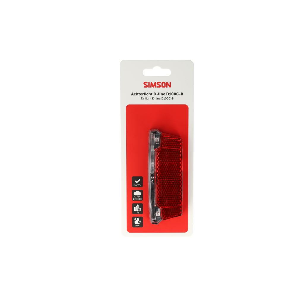 Simson S022065 Aurora achterlicht D-line D100C