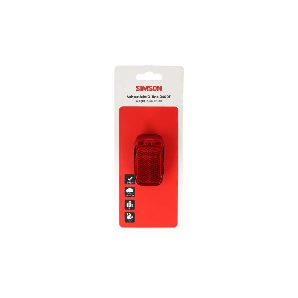 Simson S022066 Aurora achterlicht D-line D100F