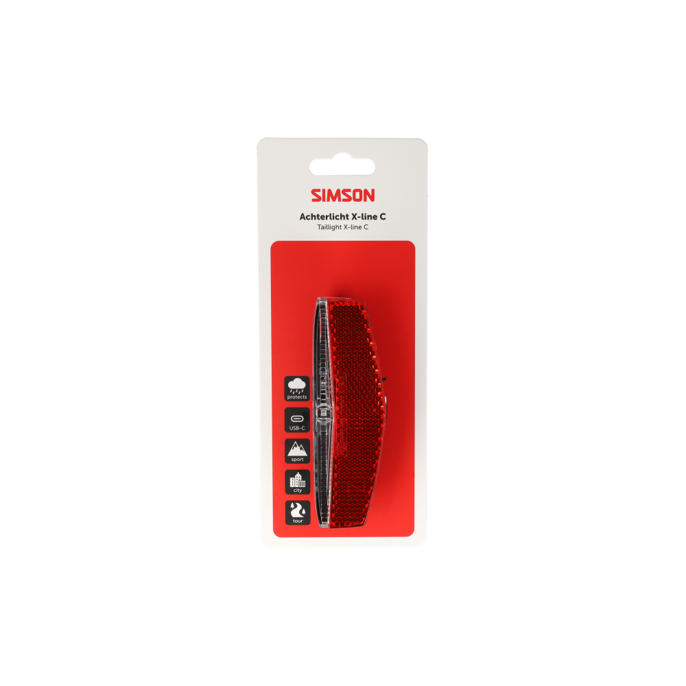 Simson S022068 Aurora achterlicht X-line C