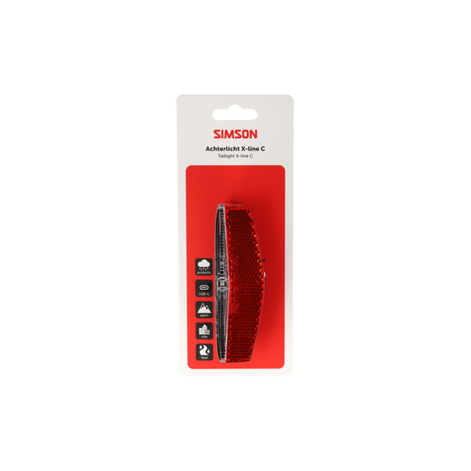 Simson S022068 Aurora achterlicht X-line C