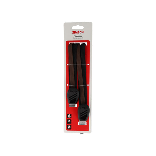 Simson S024305 triobinder 60cm zwart-bruin