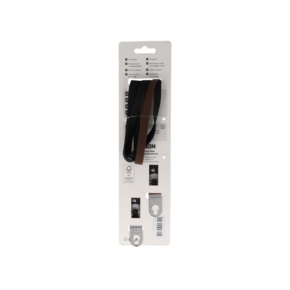 Simson S024305 triobinder 60cm zwart-bruin
