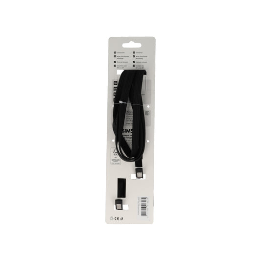 Simson S024315 karabijnhaakbinder 71cm zwart