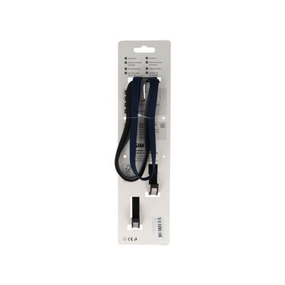 Simson S024317 karabijnhaakbinder 71cm zwart-blauw-antraciet