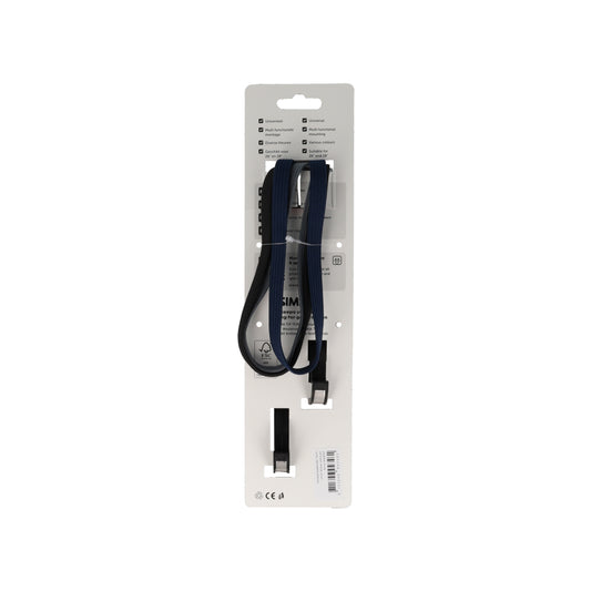 Simson S024317 karabijnhaakbinder 71cm zwart-blauw-antraciet