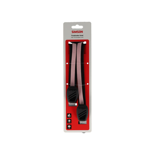 Simson S024324 triobinder 24" meisje zwart-roze