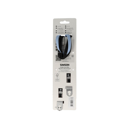 Simson S024326 triobinder 24" jongen zwart-blauw