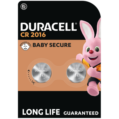 Batterij Duracell knoopcell CR2016 (2)