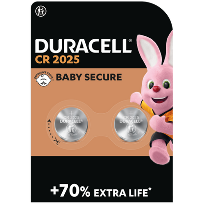 Batterij Duracell knoopcell CR2025 (2)
