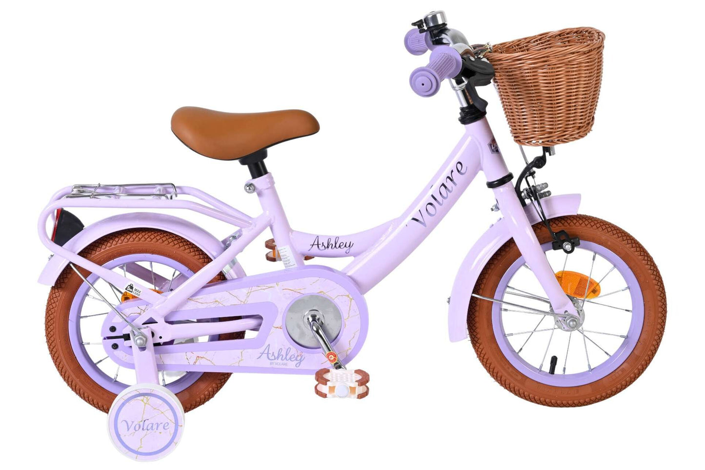 Volare Ashley kinderfiets 12" meisjes lila