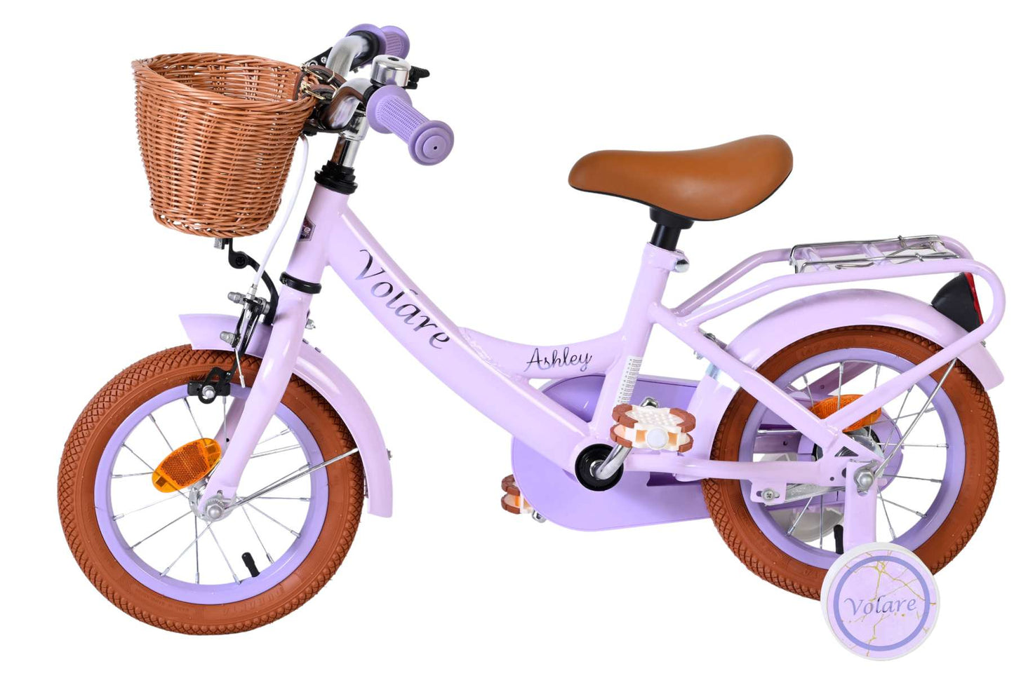 Volare Ashley kinderfiets 12" meisjes lila
