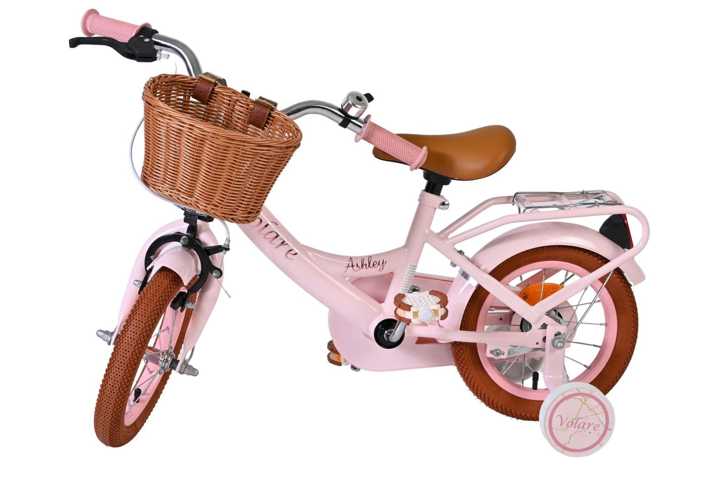 Volare Ashley kinderfiets 12" meisjes roze