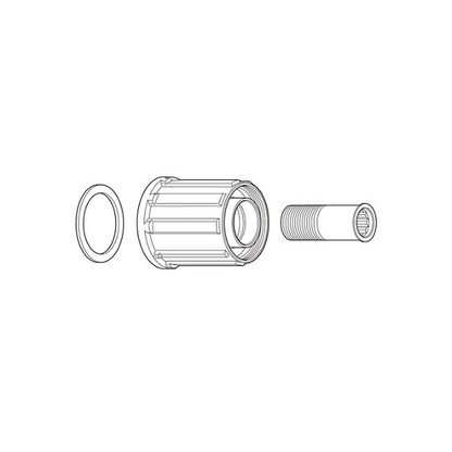 Shimano	Y3TE98040 cassettebody 8/9/10-Sp FH-RM35