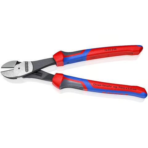 Cyclus Knipex zijsnijtang L=250 mm. tot 4.6 mm.