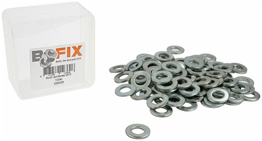 Sluitring achteras M10