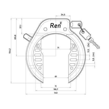 AXA Ren2 ringslot oem