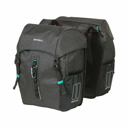 Basil 18042 Discovery 365D double bag M 18L zwart melee