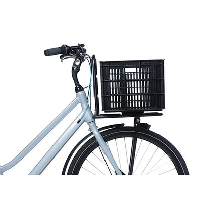 Basil 21158 Crate L fietskrat gerecycled kunststof groot 40L zwart