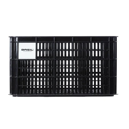 Basil 21158 Crate L fietskrat gerecycled kunststof groot 40L zwart