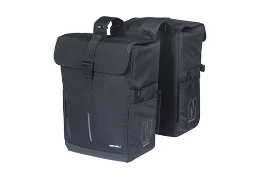 Basil 18430 Move dubbele fietstas 30L zwart