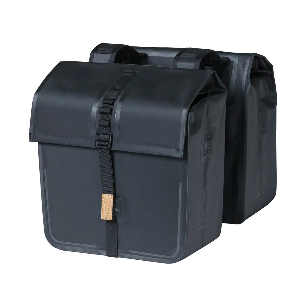 Basil 17659 Urban Dry Double Bag waterdicht 50L. Matt Black