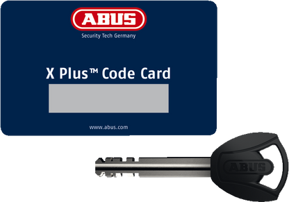 ABUS ringslot 6950ML R BK OE XpPlus / ketting 9809K/140 BK gl. Steel-O-Chain ART2-One Key Option