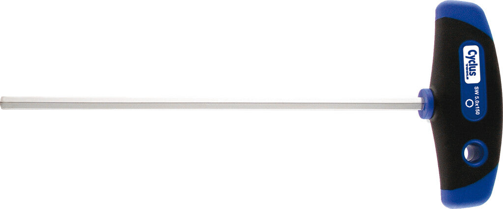 Cyclus T-greep inbussleutel 4 mm. - 150 mm. lang