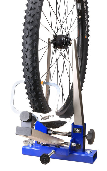 Cyclus wielcentreerstand heavy duty 24~29“, incl. vergrendelbare meetpunten