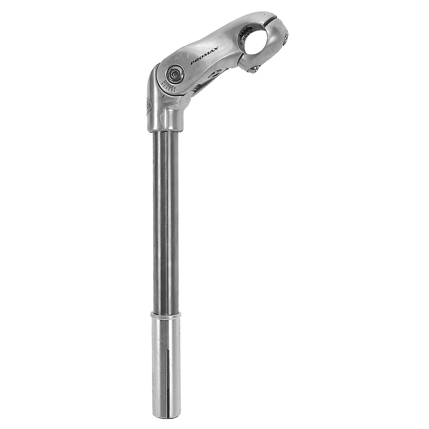 Promax verstelbare stuurpen 22.2/25.4-85/300 mm. zilver + adapter
