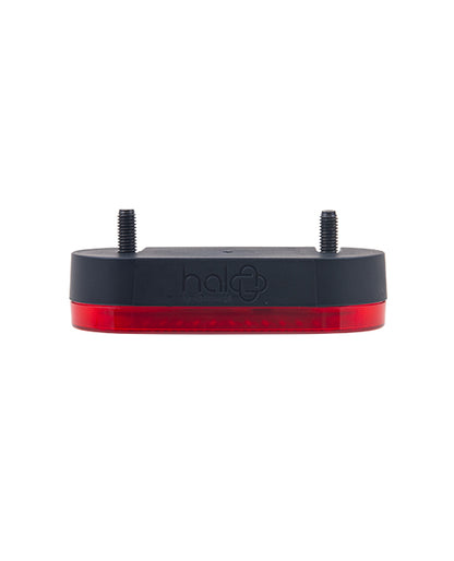 Spanninga E-bike drager achterlicht HALO XElw 6-48 VDC, 50mm. Met richtingaanwijzing en draadloze schakelaar t.b.v. achterlicht.