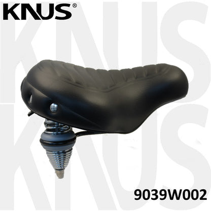 Knus zadel Supreme Wave zwart NB755