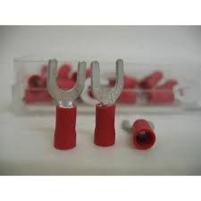 Kabelschoen vork M5 rood