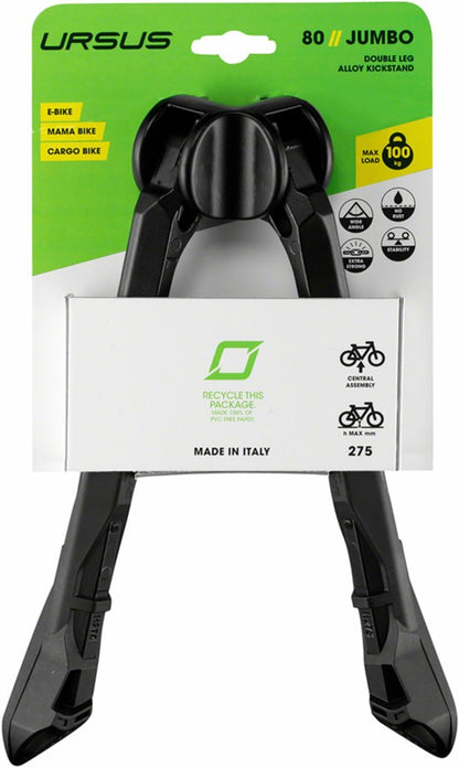 Ursus standaard dubbel Jumbo zwart 300 mm. MAX 100 kg.
