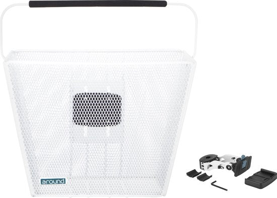 Around stuurmand Ace afneembaar wit incl. stuurpenhouder 22.2-25.4 mm.