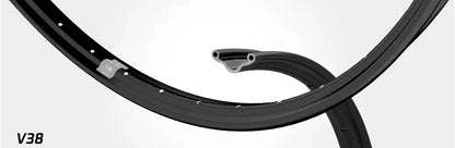 Velg 28' - 14 / 622 V38 zwart