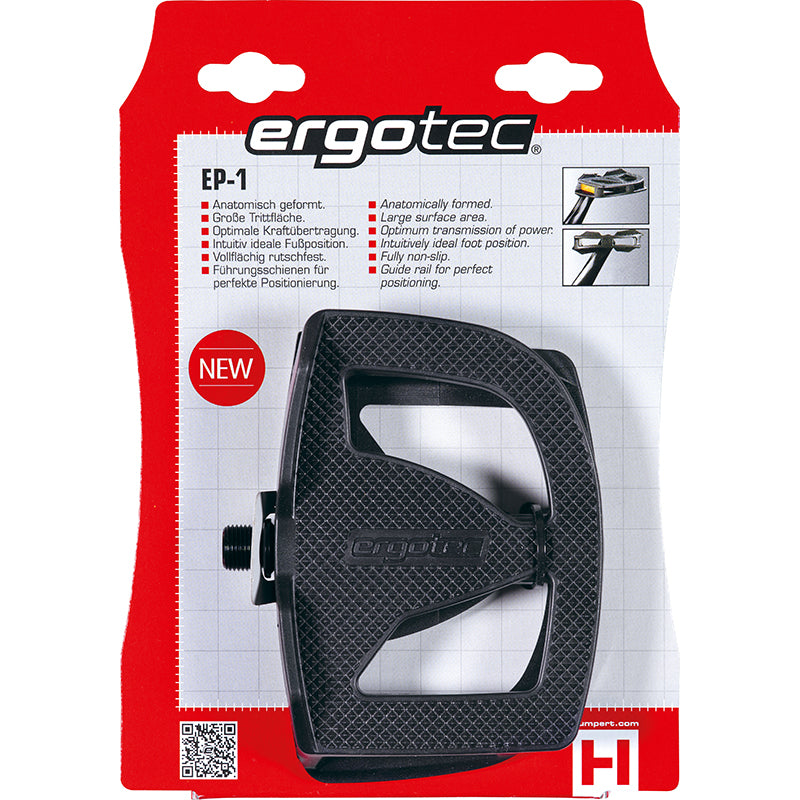 Ergotec pedaal EP-1 zwart