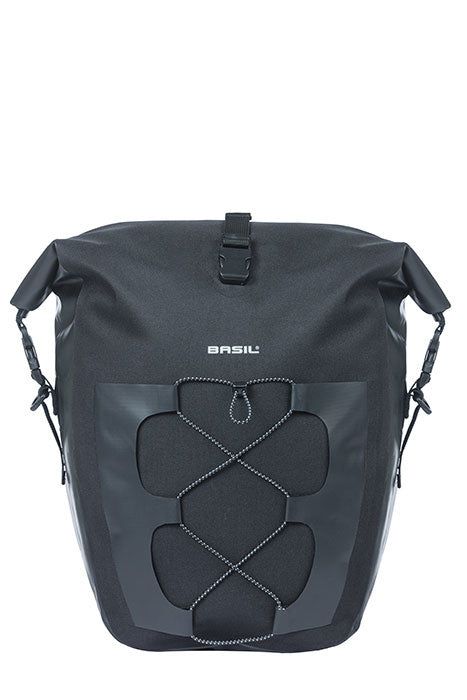 Basil 18258 Navigator Waterproof L enkele fietstas 25-31L zwart