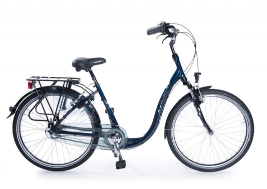 ALDO lage instap 26" 3GRN alu. comfort mystery blue mat - 42 cm.