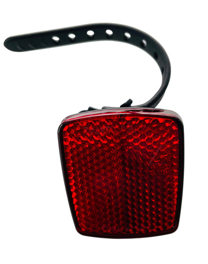 Z-Flex Evo reflector rood voor zadelpen met straphouder