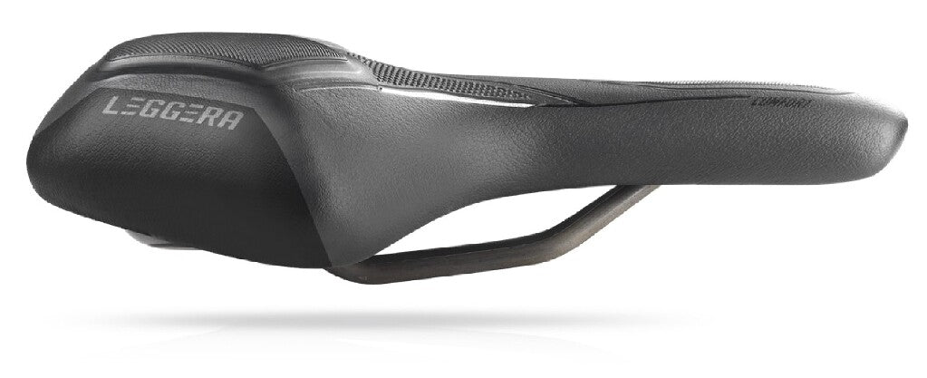Selle Bassano zadel Leggera Isophorm City zwart heren (kaart)