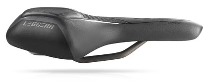 Selle Bassano zadel Leggera Isophorm City zwart heren (kaart)