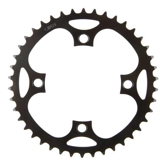 SAMOX E-Bike kettingblad 42T BCD 104 mm. 1/2x3/32" en 11/128 " staal zwart
