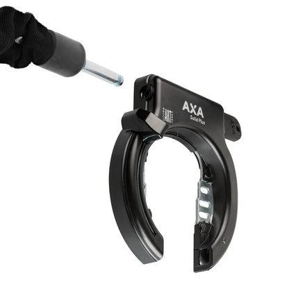 AXA Solid Plus met spatb. bev. ringslot zwart oem