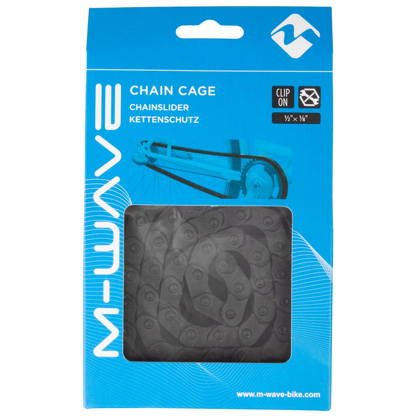 M-Wave Chain Cage zwart voor single speed 1/2 x 1/8