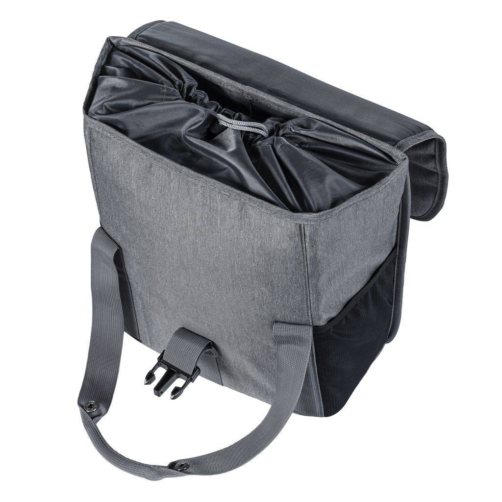 Basil 17765 GO enkele fietstas 16L. grey melee