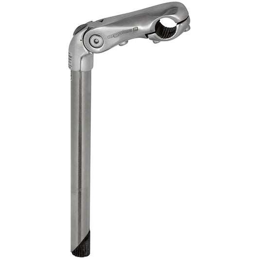 Ergotec verstelbare stuurpen Kobra Vario Tube quill 22.2/25.4 300/90 mm. zilver SL:2