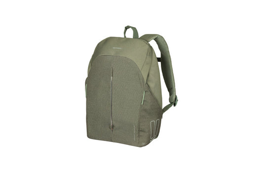 Basil 18067 B-Safe Commuter fietsrugzak Nordlight 13L olijf groen